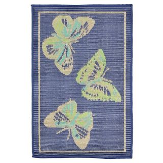 Playa Butterfly Cool Rug   Liora Manne