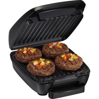 Hamilton Beach Indoor Grill with Removable Grids, Black
