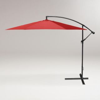 10 Red Cantilever Umbrella