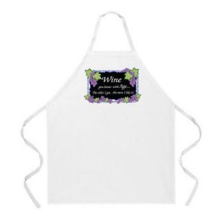 Attitude Aprons by L.A. Imprints Wine Gets Better Apron in Natural