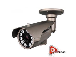 Acelevel 1.3MP HD TVI Bullet Camera with 2.8~12mm Vari Focal Lens and 10 Super IR LEDs (Gray Color)