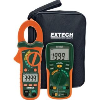 Extech Instruments Electrical Test Kit with True RMS AC/DC Clamp Meter ETK35