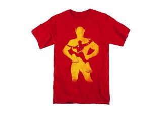 Justice League Flash Knockout Mens Short Sleeve Shirt