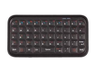 US Robotics USR5502 Black Qwerty 48 key design Normal Keys Play/Pause Multimedia Volume Down Volume Up Mute Home Page End/Reject Call Function Keys Bluetooth Wireless Mini Keyboard