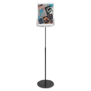 DURABLE OFFICE PRODUCTS CORP. Sherpa Infobase Sign Stand, Acrylic