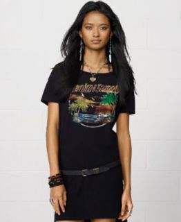 Denim & Supply Ralph Lauren High Low Graphic T Shirt Dress