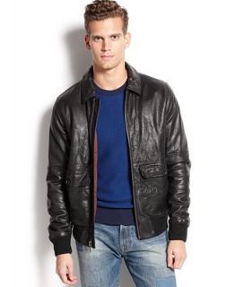 Tommy Hilfiger Cambridge Leather Jacket   Coats & Jackets   Men   