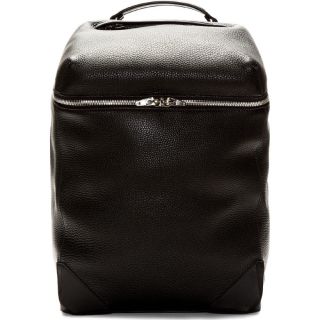 Alexander Wang Black Pebbled Leather Wallie Backpack