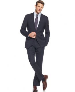 BOSS Hugo Boss Navy Solid Jam Sharp Extra Slim Fit Suit   Suits & Suit