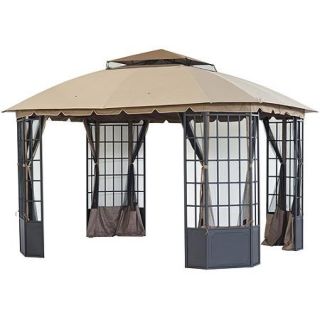 Sunjoy Haven Gazebo, Brown