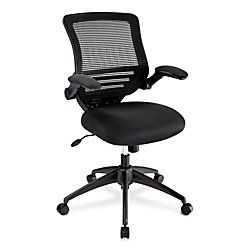Realspace Calusa Mesh Mid Back Chair Black