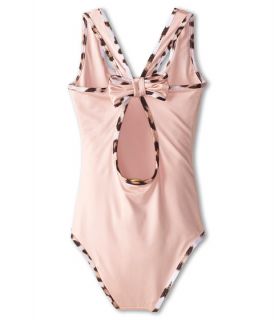 Roberto Cavalli Kids One Piece Swimsuit W Logo And Bow Back Toddler Little Kids