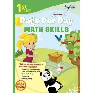 First Grade Page Per Day Math Skills by Sylvan Learning (Paperback