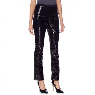 Slinky® Brand Sequin Front Ponte Pant   7909205