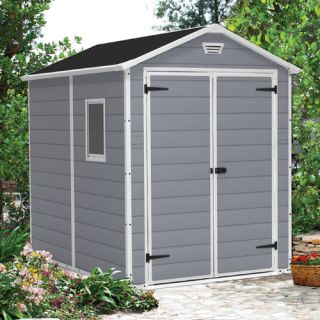 Keter Manor 6 Ft. W x 8 Ft. D Resin Storage Shed