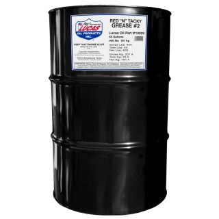 Lucas Oil Products 400 lb Red N Tacky Grease Drum