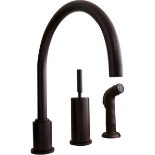 Kingston Brass Concord Single Lever Widespread Kitchen Faucet with