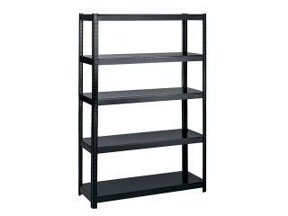 48" Wide 24" Deep Boltless Shelving in Black by Safco