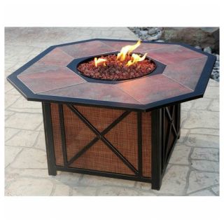 Oakland Living Gas Fire Pit in Antique Bronze
