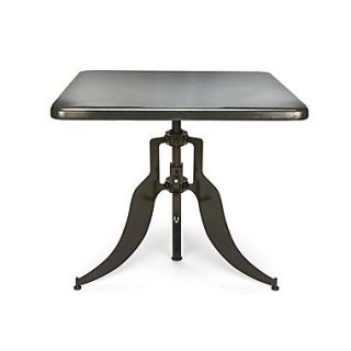 OFM™ Endure Series 36 Square Laminate Adjustable Height Table With Dark Vein Base, Dark Vein