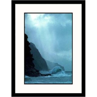 Great American Picture Seascapes 'Na Pali Coast, Hawaii' by Rick Schafer Framed Photographic Print
