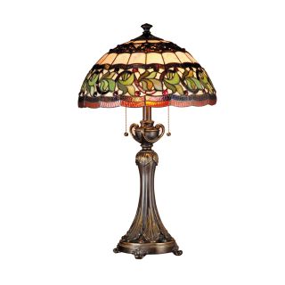 Dale Tiffany Victorianna Aldridge 26 H Table Lamp with Bowl Shade