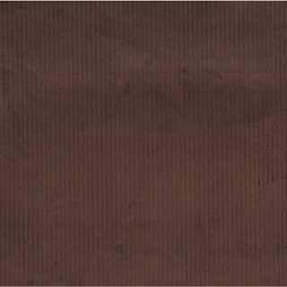 Dark Brown Corduroy Striped Velvet Upholstery Fabric (By The Yard