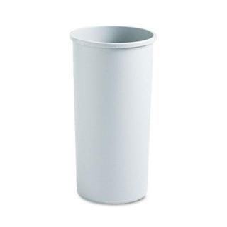 Rubbermaid Untouchable Grey 22 gallon Round Waste Container   13508566