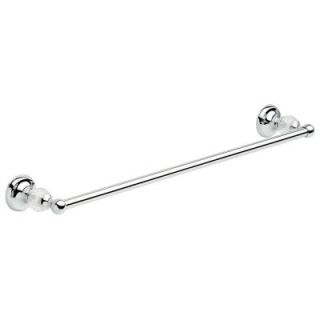 Delta Nora 18 in. Towel Bar in Polished Chrome and Glass NOR18 CHC