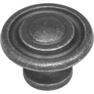 Hickory Hardware 1 3/8 in. Manchester Vibra Pewter Cabinet Knob P2011 VP