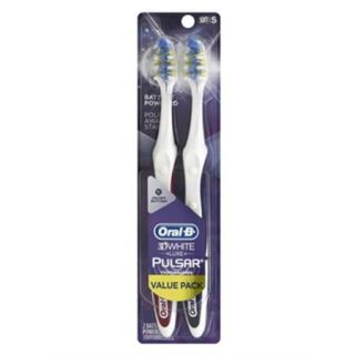 Oral B Pulsar 3D White Advanced Vivid Toothbrush Soft 2 Each (Pack of 3)