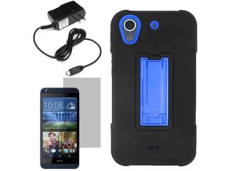 Tough Protector Hard Shell Stand Cover Case HTC Desire 626 s Screen HomeCharger