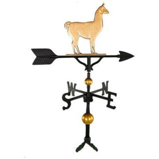 Montague Metal Products 32 in. Deluxe Gold Llama Weathervane WV 352 GB