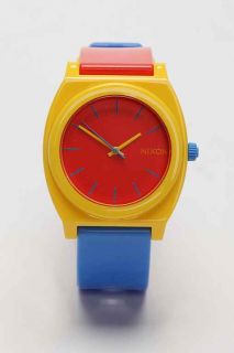 Nixon Time Teller P Blue Red Yellow