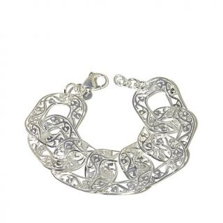 Sevilla Silver™ Oversized Filigree Link Bracelet   7709142
