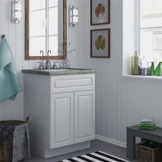 24 inch White Bathroom Vanity Cabinet   Great