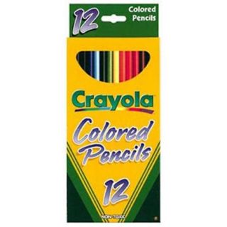 Crayola(R) 12 Pack Colored Pencils (Single Box)