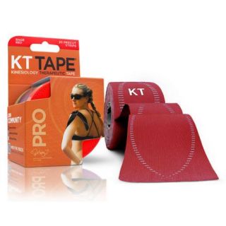 KT Tape PRO Rage Red 20 Pre Cut Strips Reflective