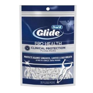 Glide Pro Health Clinical Protection Floss Picks 30 ea (Pack of 3)