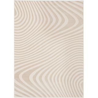 Loft Modern Wavy Stripe Cream Rug (710 x 10)   Shopping