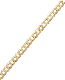 Curb Chain 9 Bracelet in 14k Gold   Bracelets   Jewelry & Watches