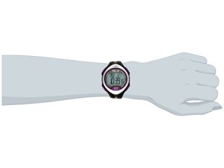 Timex Ironman Road Trainer Heart Rate Monitor Black/Silver Tone/Purple Resin Strap Watch