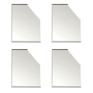 MirrEdge Acrylic Mirror Corner Plates (4 Pack) 32504