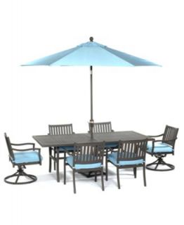 Holden Outdoor Patio Furniture, 7 Piece Set (84 x 42 Dining Table, 4