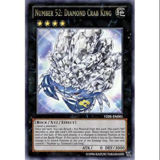 YuGiOh Shonen Jump Number 52 Diamond Crab King YZ06 EN001