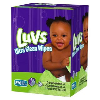 Luvs Baby Wipes Natural   576 Count