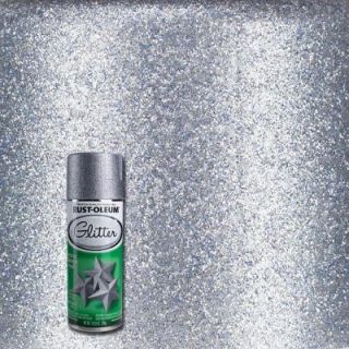 Rust Oleum Specialty 10.25 oz. Silver Glitter Spray Paint 267734
