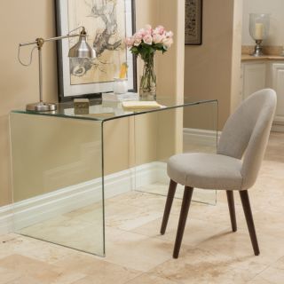 Christopher Knight Home Ramona Transparent Glass End Table with Shelf