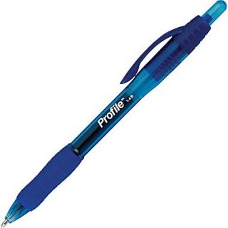 Paper Mate Profile Retractable Ballpoint Pen, Bold Point, Blue, 12/pk (89466)