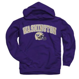 Washington Huskies Youth Purple Football Helmet Hooded Sweatshirt